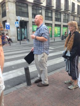 Photo of James the wonderful tapas guide Get night! Learning about Madrid, history, food, culture and wine through this Tapas night walking tour was perfect! , Leslie S - July 2015