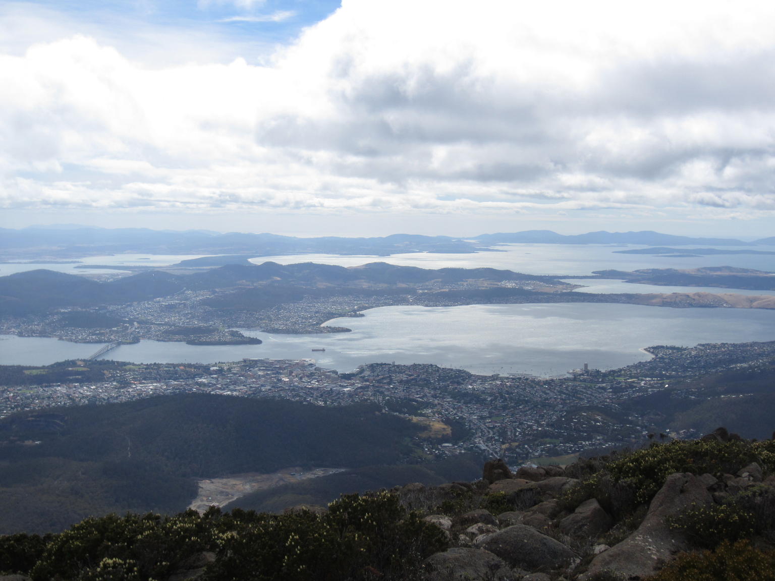 View from Mount Wellington