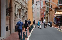 Photo of Walking through Monaco These are the folks I took the excursion with, walking down a small side street in Monaco. Our tourguide, Pierre, was brilliant! , JimK - August 2015