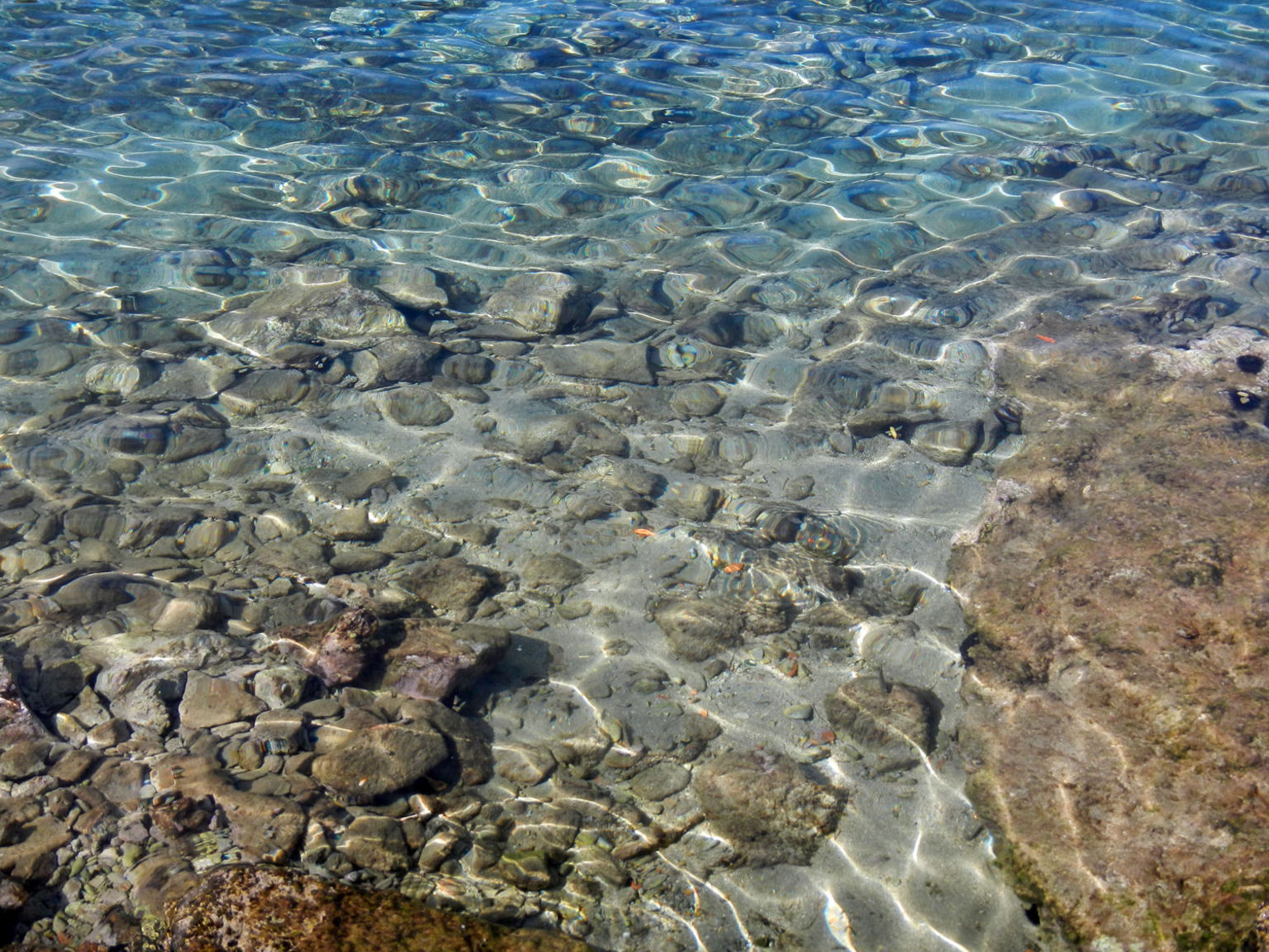 Crystal Clear Bay Water