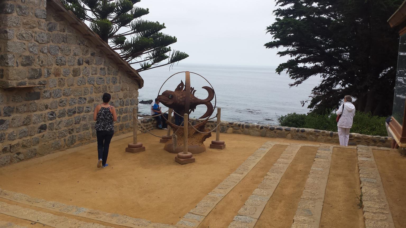 At the entrance