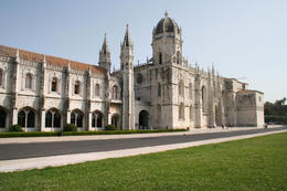 Photo of Jeronimos Monastery (Monastery of St Jerome) Jeronimos Monastery in Belem near Lisbon, Portugal - November 2011