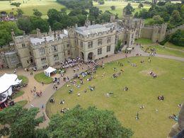 Photo of Warwick Castle coutyard Taken from Guy's tower. Plenty of steps to get up there but well worth it for the view. , Chris L - August 2015