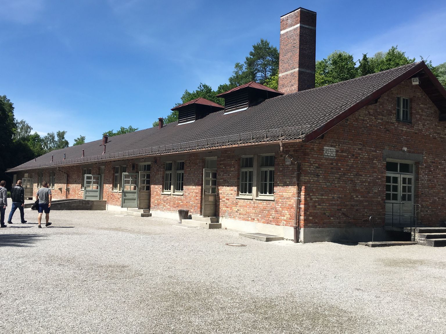 The Gas Chamber and Crematorium at Dachau Concentration Camp