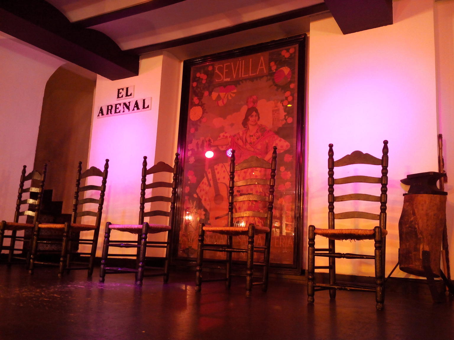 The stage