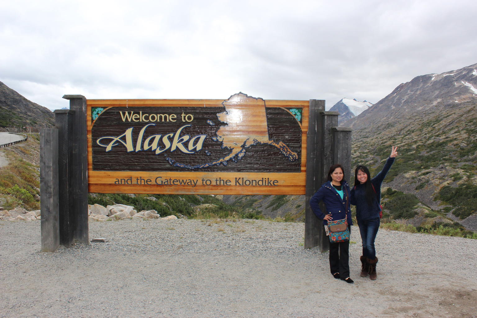 Welcome to Alaska sign