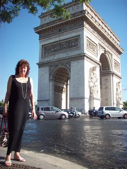Photo of Arc de Triomphe Jean at the Arc de Triophe enjoying a fantastic holiday in Paris with her husband., Jean M - July 2010