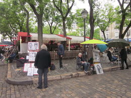 Photo of Artsy Portion of Paris, Montmartre This was a place I was going to miss, but because parts of my tour was cancelled Viator just took us around Paris to see and experience different areas. Wonderful tour , Joni H - June 2016
