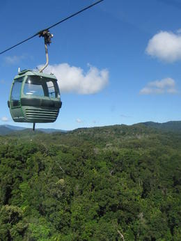 Photo of Kuranda SkyRail Gliding along the SkyRail above the rainforest from Kuranda. , Ali_Hawk - June 2012