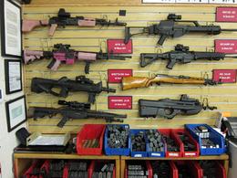 Photo of Lots to choose from - including pink ones! Some ladies might prefer a pink weapon?, Jeff - October 2010