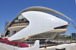 Photo of Palau de les Arts Reina Sofia. Another equally impressive structure. The 'Palau' is used for music concerts, opera and theatre. , David Lally - May 2015