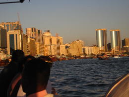Photo of View from the Abra or water taxi Cruising along the Dubai Creek to the Souks , Catherine C - December 2010