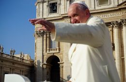 Photo of Amazing Pictures of the Pope! I posted a picture of our seats. We were in the front row/corner of the second tier, and the Pope came by us twice in his car, and I got awesome pictures. I could have literally reached out and ... , Laurie O - November 2015