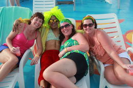 Photo of Chilling with Ricky! Sisters, Rhonda, Jill and Kris having fun with our favorite entertainer Ricky! , Rhonda L - December 2013