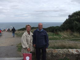 Photo of Dublin Bay, Ireland Mario and Anna at Dublin Bay during the Dublin Bay and Malahide Castle Half-Day Tour , Mario S - October 2013