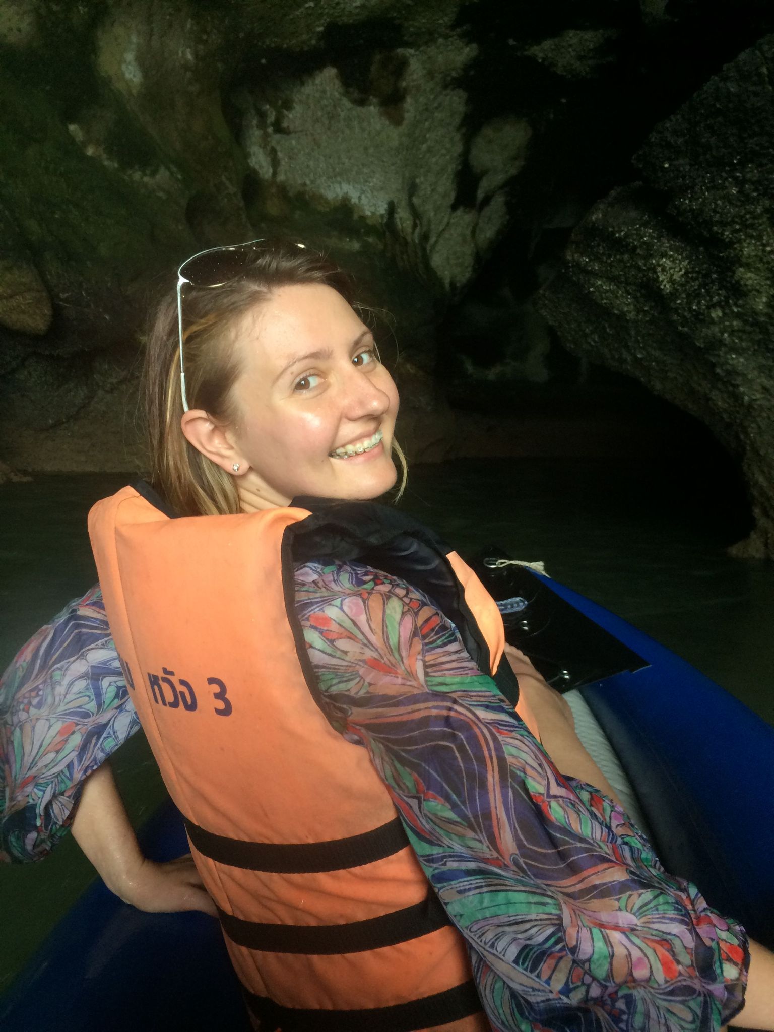 Sarah in Bat Cave