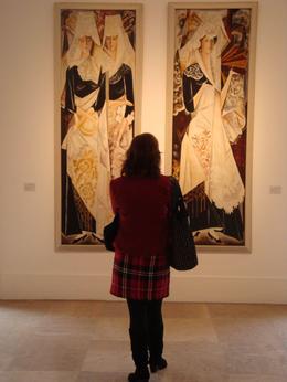 Photo of So much wonderful art to see. Mary-Anne at The Museum of Modern Art drinking up the wonderful works. Picasso paintings here., Mary-Anne G - January 2010