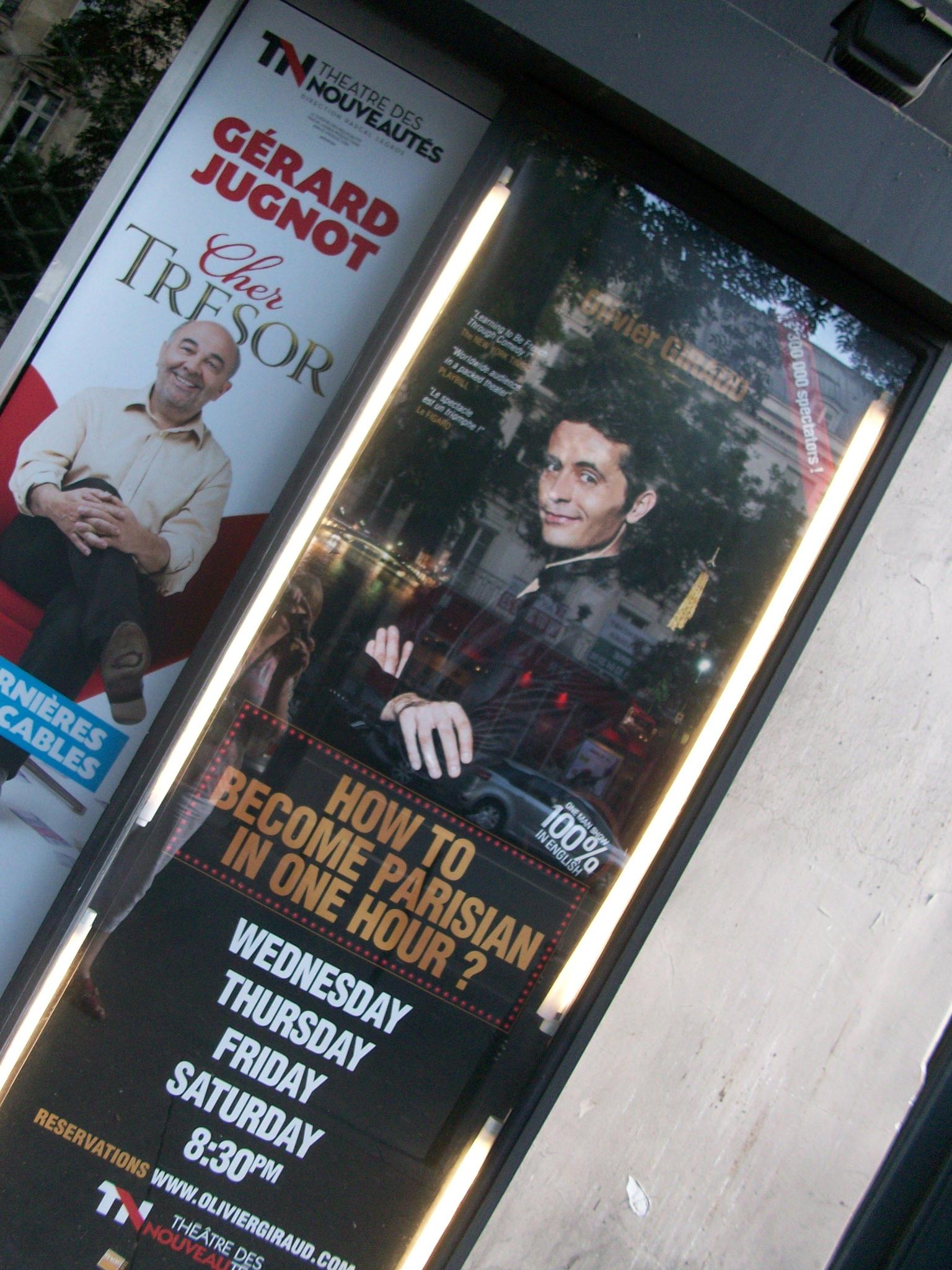 Billboard outside of the theatre