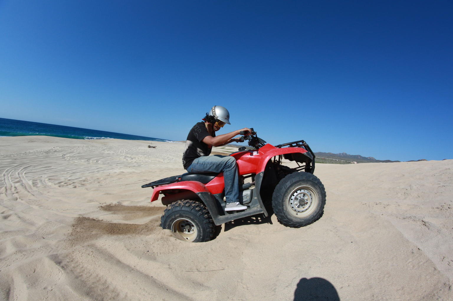 Getting stuck on the beach