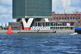 Photo of i amsterdam seen on the opposite side of the river. i went after the cruise , donghenz - June 2012