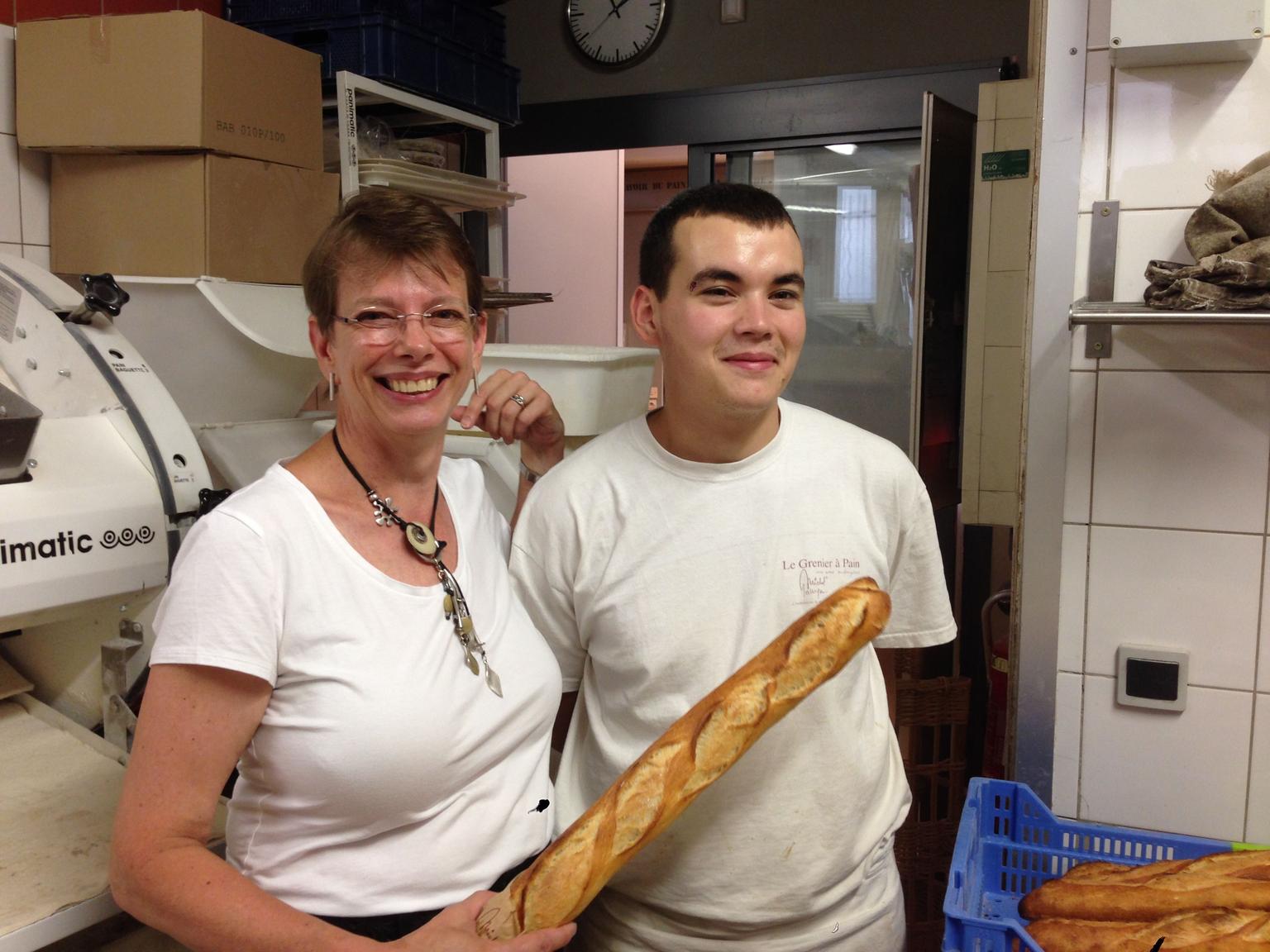 I helped make this baguette!