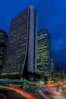 Photo of Sinjuku This was the first stop on our tour....interesting architecture and nice traffic light trails. , Will G - July 2016