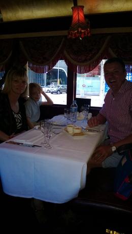 Photo of Fun on thr colonial tram Just having a spot of lunch on this fab tour! , CAROLYN ACTON - January 2014