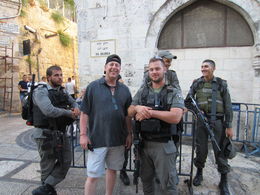 Photo of The true heroes who protect us ! Leaving the temple mount ! Thanks to the IDF for our escort out ! , Philip S - August 2016