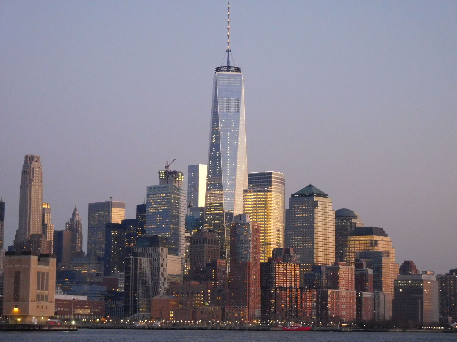 Manhattan au soleil couchant