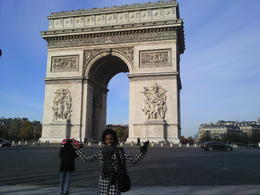 Photo of Trip to Paris and Bruges, Belgium The Arc de Triomphe... I have arrived in the City of Lights and Love.... , Briana S - January 2011