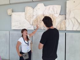 Photo of Viator Exclusive: Acropolis of Athens, New Acropolis Museum and Greek Dinner Mariza tells us about the ancient frieze from the Parthenon, now hanging in the museum in both original and cast forms - September 2013