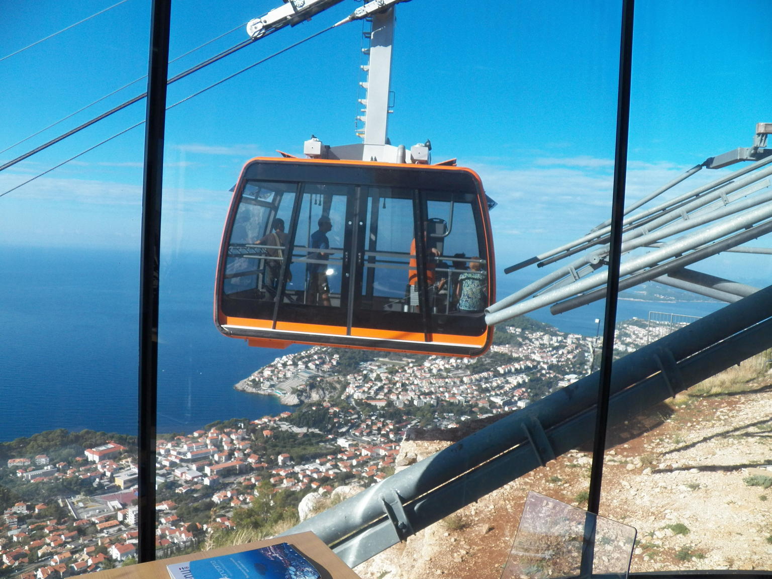 cable car in Dubrovnik