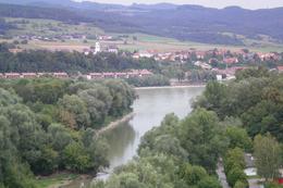Photo of Danube River viewed from the Abbey Danube River viewed from the Abbey, day trip from Vienna - November 2011