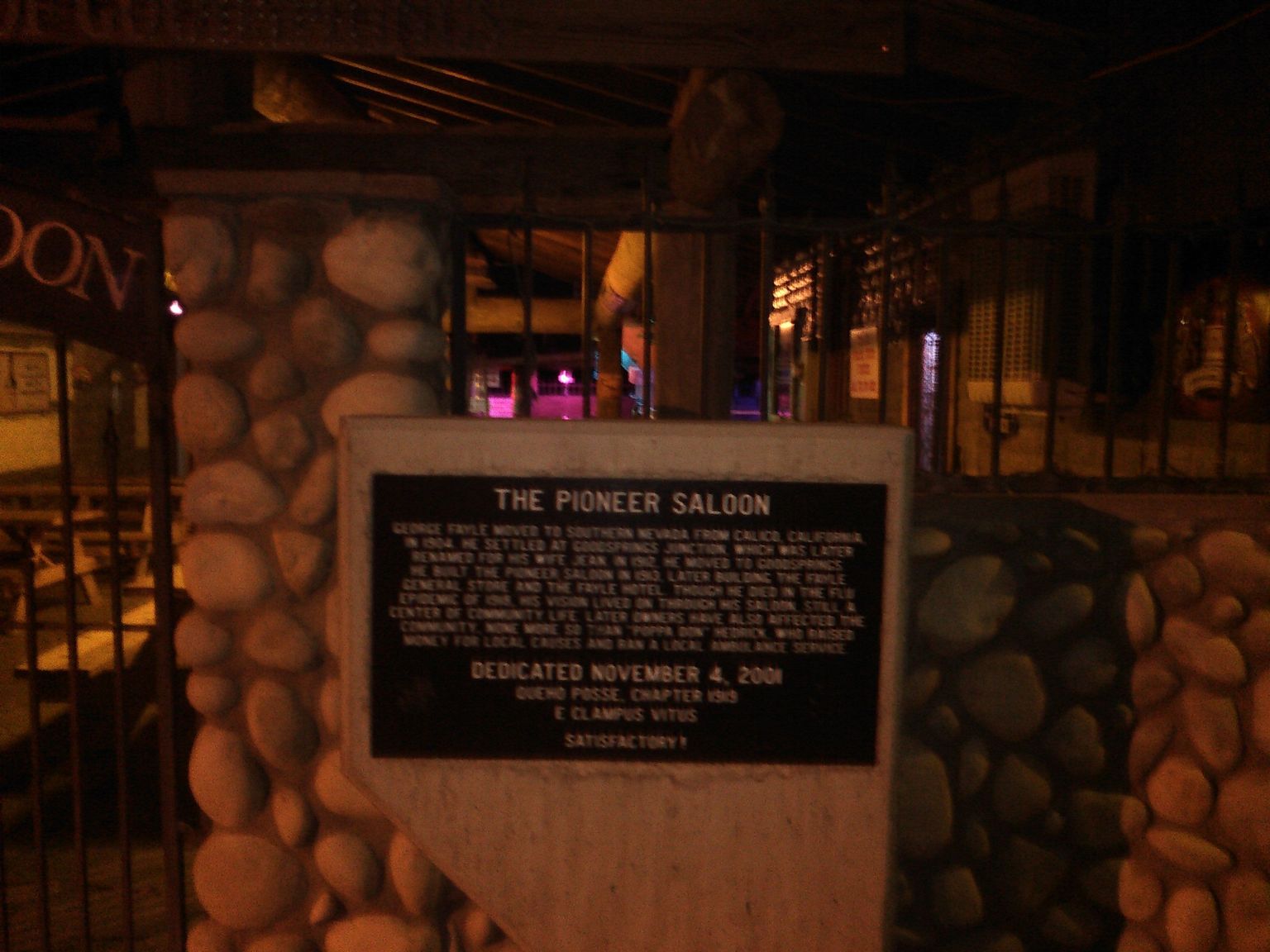 The pioneer saloon