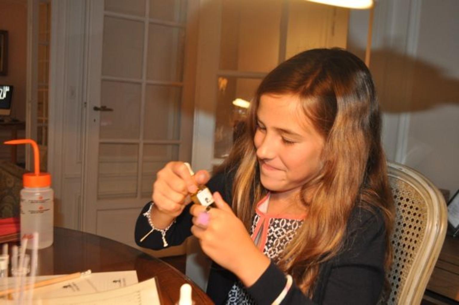 Caroline Creating her  and quot;Signature Scent! and quot;