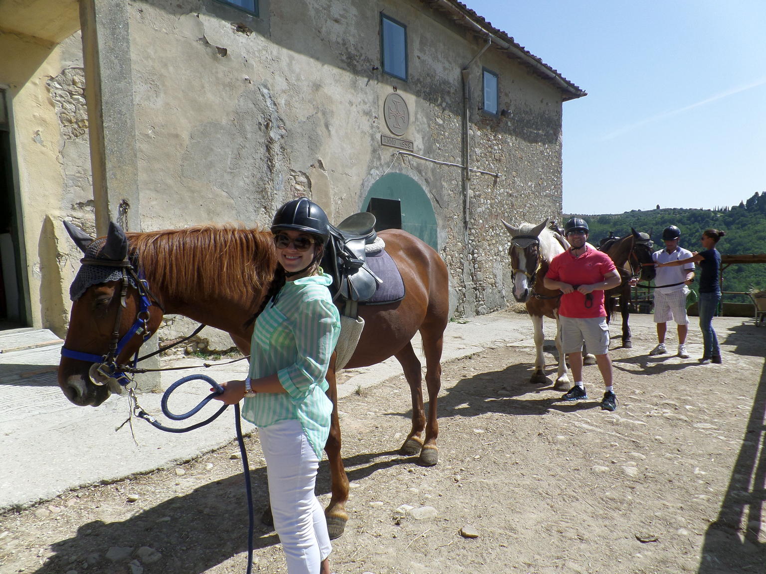 Horse back riding in Tuscany!