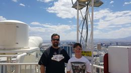 Photo of Post Big Shot My son and I at the top of the Stratosphere, after riding the Big Shot. The tower view is amazing and ride is very cool! My son and I both loved it! This was part of our Thrill Pass and I highly ... , JesterPSU99 - June 2016