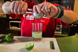 Photo of Lima Market Tour, Cooking Class and Pisco Sour Lesson Learning how to make pisco sours - January 2014