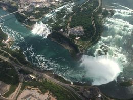 Photo of Niagara Falls from Helicopter Niagara Falls from helicopter ride: Horseshoe Falls and American Falls , Jean R - July 2015