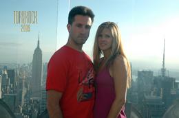 Photo of Top of the Rock Observation Deck John and Linda Murphy on the Top of the Rock early evening on beautiful day in August., Linda M - September 2009