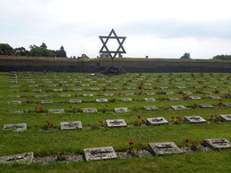 Photo of the Jewish memorial at Terezin camp The feeling at the memorial site of seeing countless plaques to even more countless victims was indescribable. , Richard N - July 2015