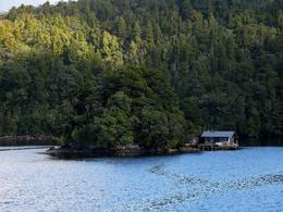 Photo of A fishing hut in the sound Cruise boat stopped here to show how there was no noise other than nature, David D - April 2009