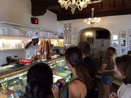Photo of Gelato! At the end of our bike tour, we stopped at this awesome Gelato place that Irena knew about and she treated all to gelato! , Ken - October 2015