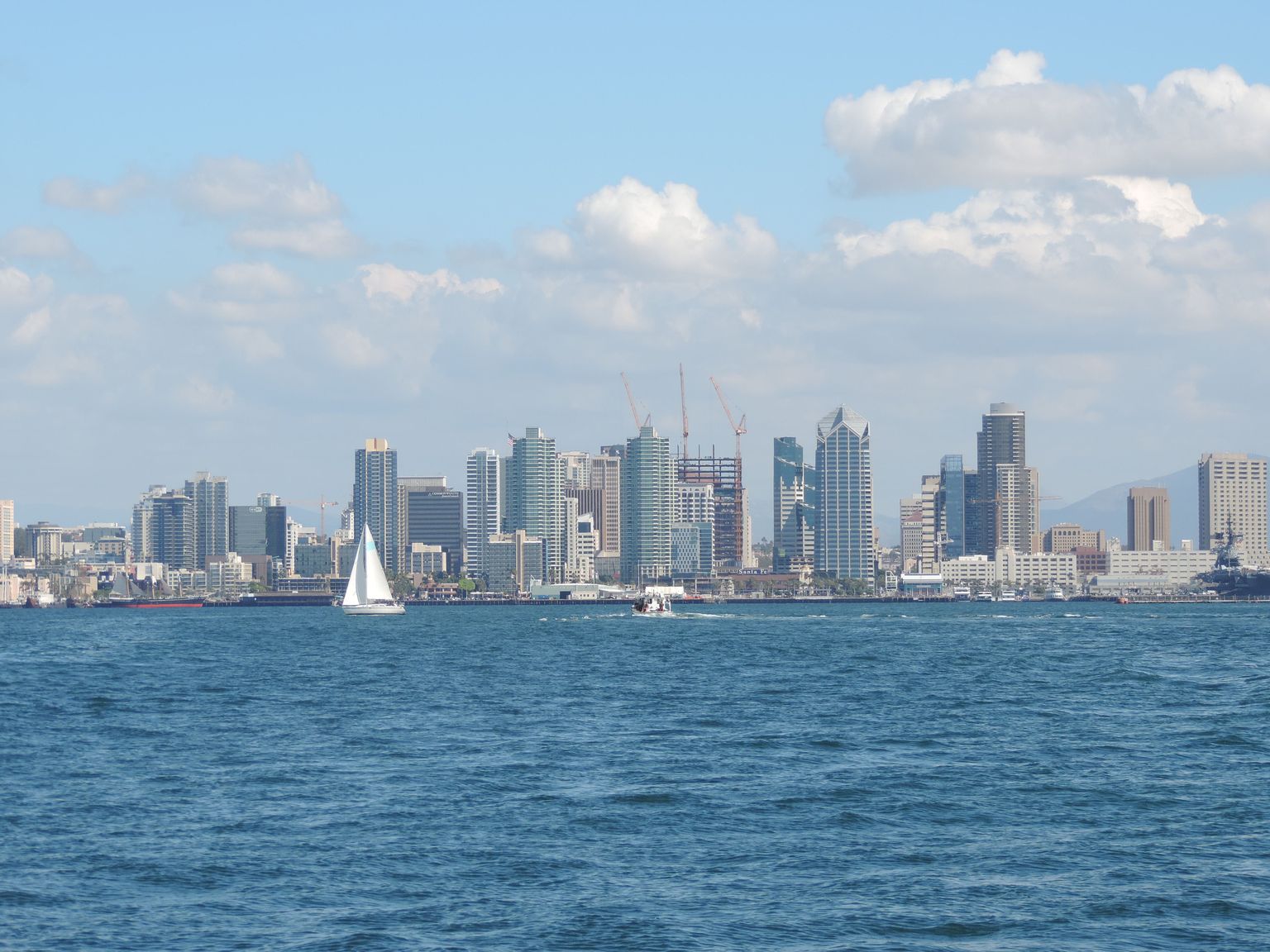 The view from our sailboat