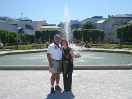 Photo of Fountain at Mirabell Gardens, Salzburg (on day trip from Vienna) This is a fountain where the kids in the movie "Sound of Music" danced around, Salzburg, David F - July 2010