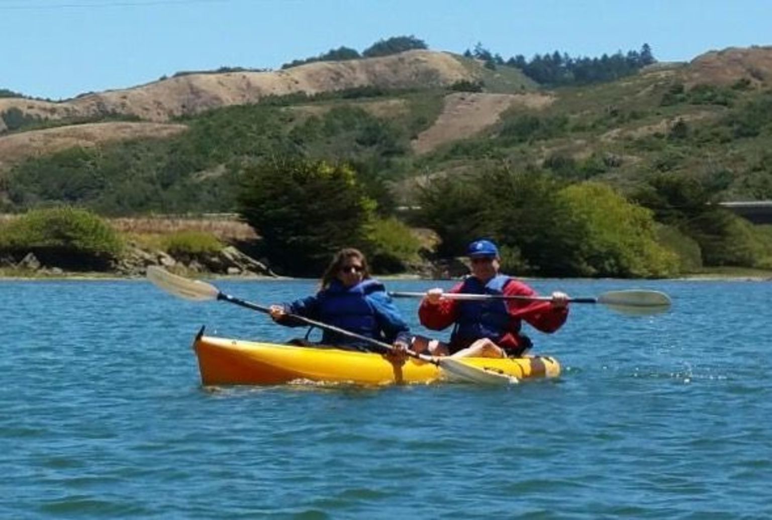 Kayaking on the Jenner River