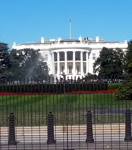 Photo of Outside of the White House Had to squeeze in between people to get this shot! - December 2014