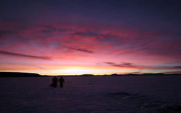 Photo of Beautiful Ice Fishing Sunrise! You will see many beautiful sites when ice fishing! , Icefishcolorado - November 2012