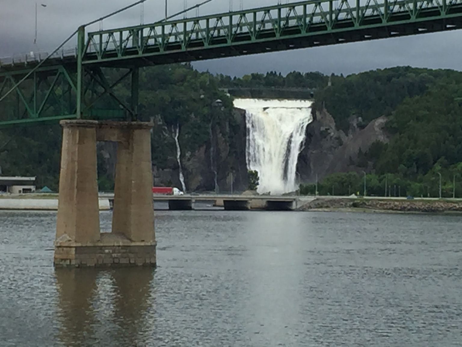 Montmorency Falls From The Boat