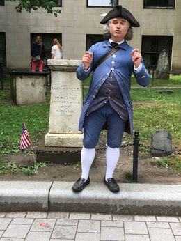 Photo of Our guide on the Freedom Trail Walking Tour "Isiah Thomas" was our guide on the walking tour of the Freedom Trail., AM - June 2016